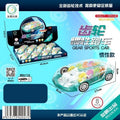 Transparent Gear Sports Car with Friction Drive