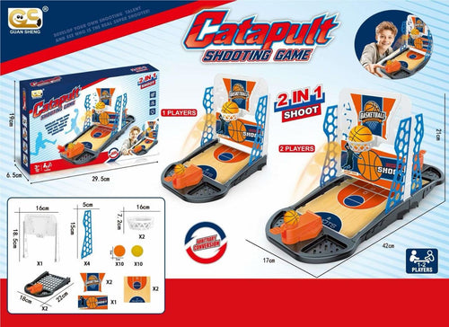 Guan Sheng Catapult Basketball Shooting Game, 2 in 1