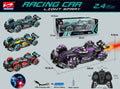 HENGDE Racing Car with Light and Spray 2.4GHz