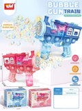 Jun Mao Toys Train Bubble Gun 1168-12 with Lights, One Click Automatic