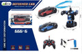 KRC Deformed Car One Key Transforming RC Car Robot 666-6