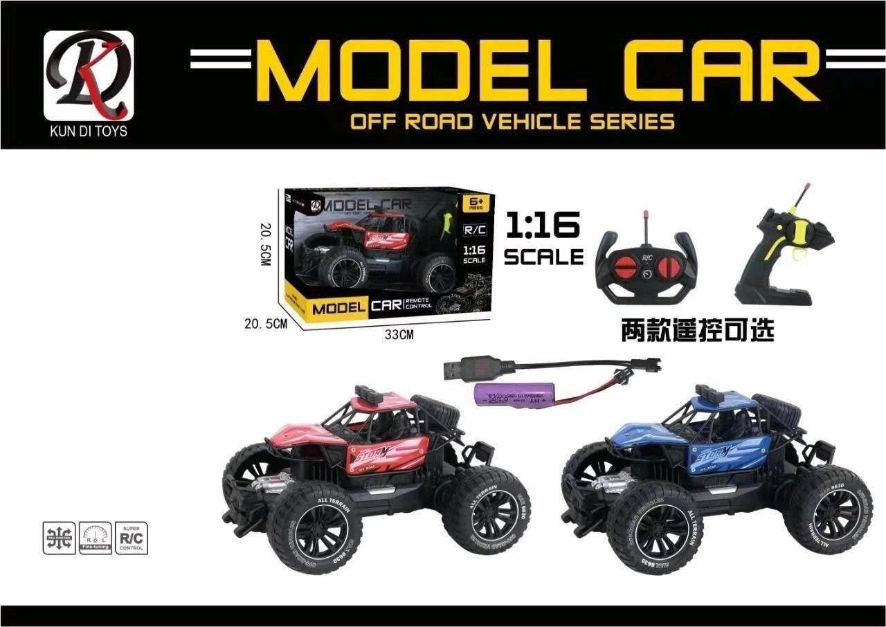 KUN DI TOYS Off Road RC Model Car 1:16 Scale
