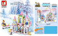 LB LEBAOJIA Ice and Snow Princess Castle Building Blocks LB2113, 462 Pieces
