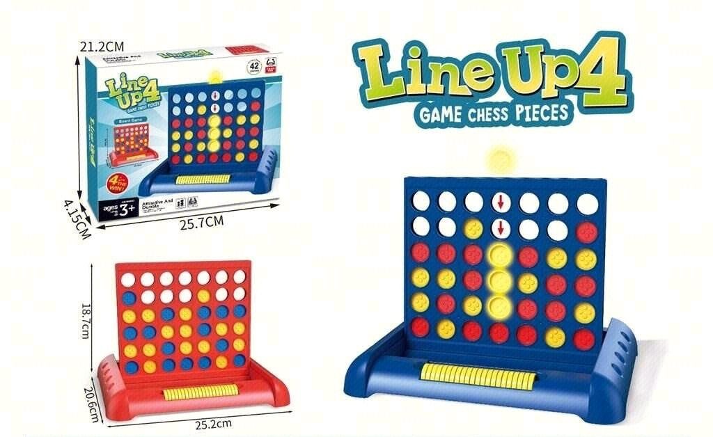 Line Up 4 Board Game, 42 Pieces