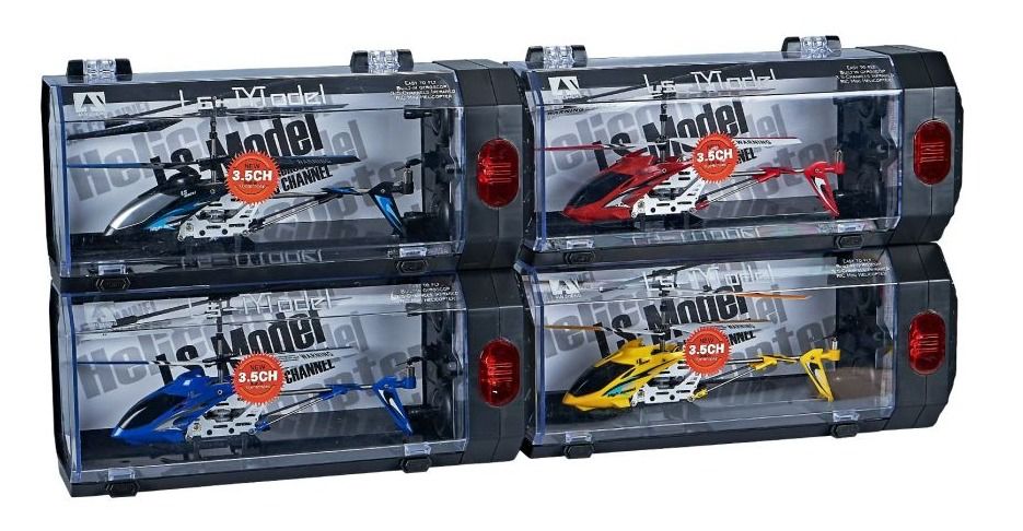 LS Model 3.5 Channel RC Mini Helicopter with Gyro and Carry Case