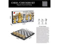 Magnetic Folding Chess and Checkers Travel Set