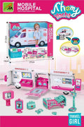 Pin Ming Toys Mobile Hospital Ambulance Playset with Doll