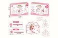 Play-Diy 3D Tent Fort Building Kit, 68 Pieces, Pink