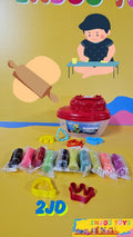 Play Dough Bucket Set with Shape Cutters