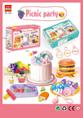 QUBEILE Picnic Party Dough Play Set