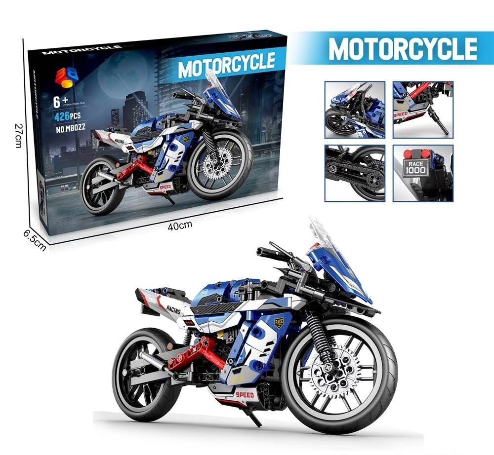 Racing Motorcycle Building Block Model 426 Pieces MB022