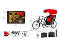Retro Tricycle Rickshaw Die Cast Model 1:8