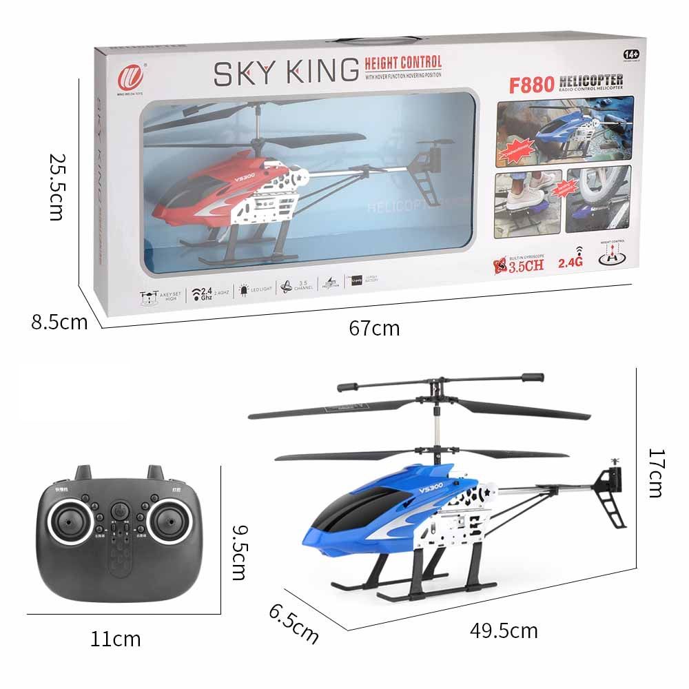 Sky King F880 RC Helicopter 3.5CH with Height Control