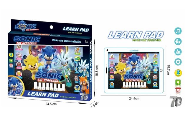Sonic the Hedgehog Learn Pad Kids Tablet