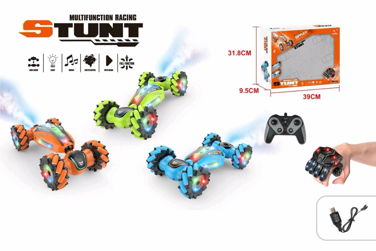 Multifunction Racing Stunt Twist Car with Gesture Control Glove