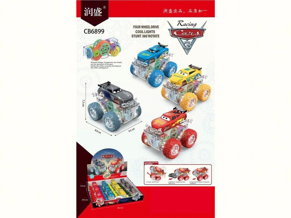Four Wheel Drive Stunt Racing Car with Lights