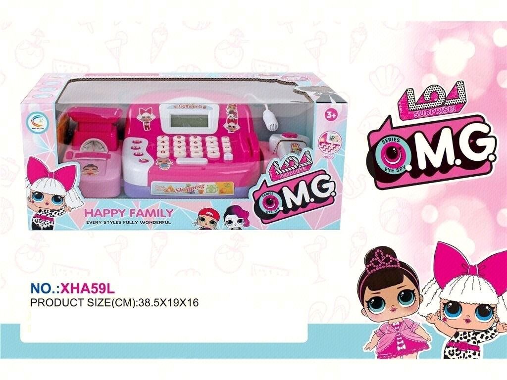 Toy Cash Register Shopping Playset with Scanner and Scales
