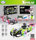 WEILONG TOYS Stunt Car Spray with Light and Mecanum Wheels