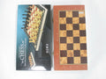 Zoocen Wooden 3 in 1 Chess, Backgammon and Checkers Folding Set