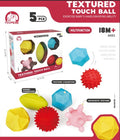 Youpeile Textured Touch Balls, 5 Pieces