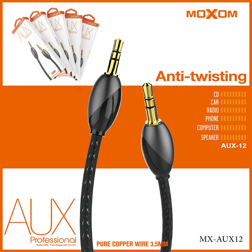 MOXOM Black Star Audio Cable