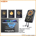 MOXOM Magnetic Wireless PD20W Transparent LED POWER BANK – LX-PB805